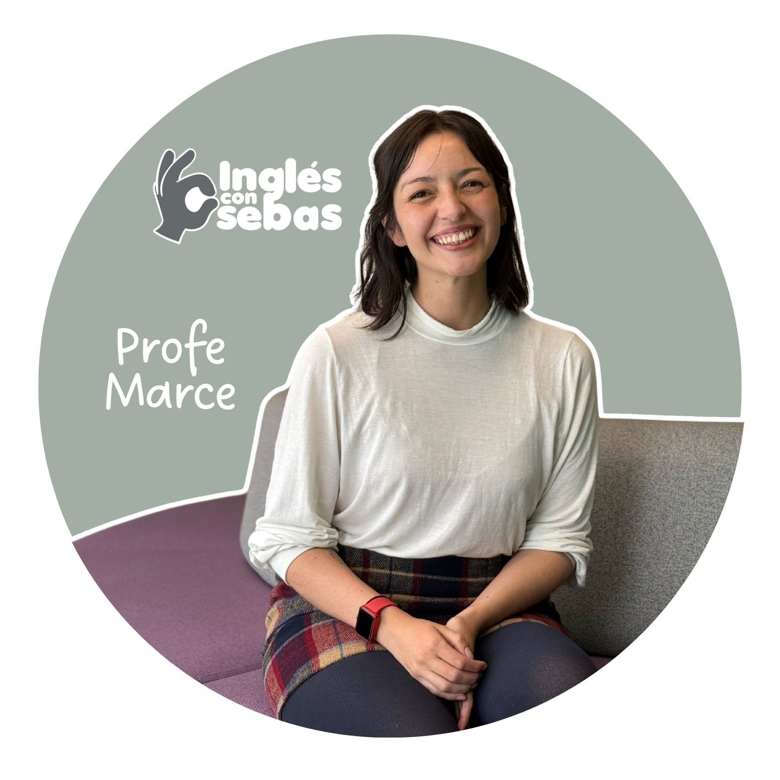 Marcela Moreno, docente de inglés en Inglés con Sebas
